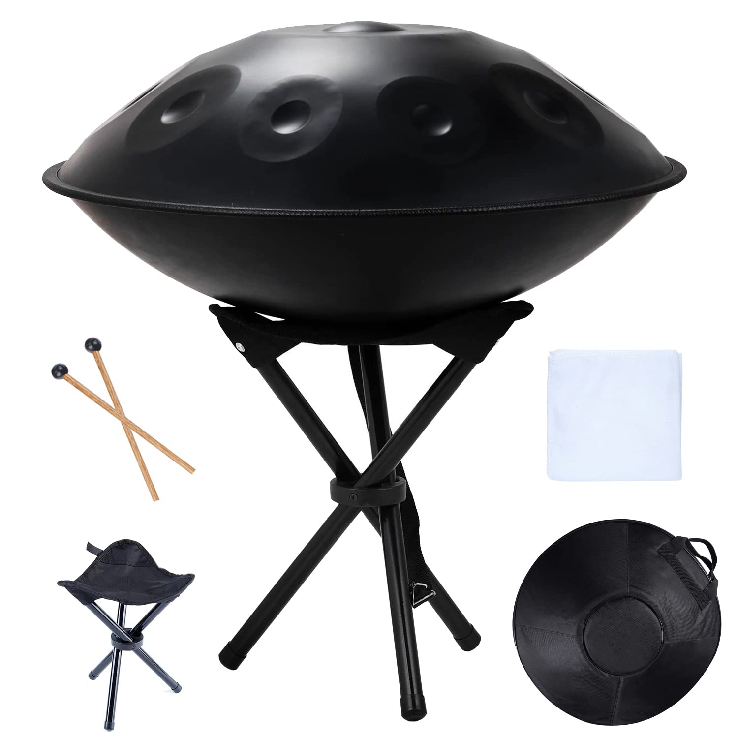 【ハンドパン】スティールパン 黒 楽天市場】スティールパン（楽器・音響機器）の通販