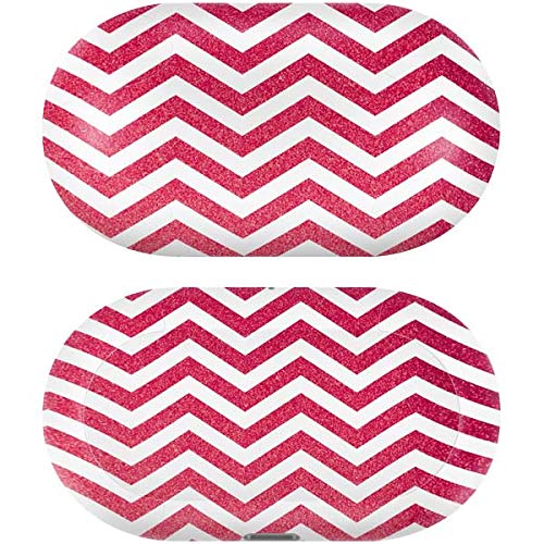 Skinit Decal Audio Skin Compatible with Galaxy Buds+ - Officially Licensed Originally Designed Pink Chevron Design