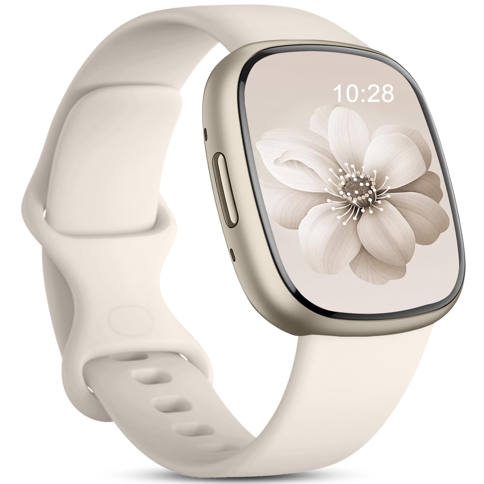 Odbeai Sport Band Compatible with Fitbit Versa 4 Bands for Woman Men,for Fit bit Sense 2 Bands/Sense Band/Versa 3, Soft Replacement Strap Accessories(