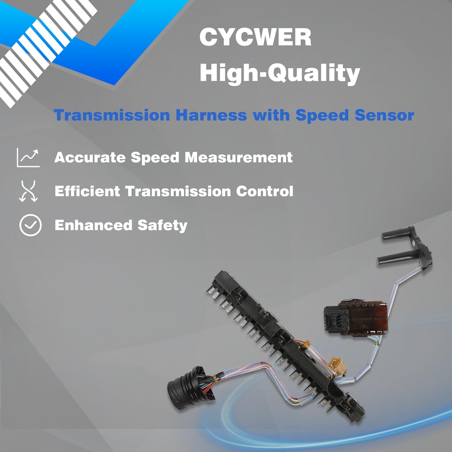 9HP48 Transmission Harness with Speed Sensor Fits for Range Rover Evoque Caravan, Fits for 2014-2015 Caravan 9 sp FWD V6 3.6L, Replace OE 9HP48