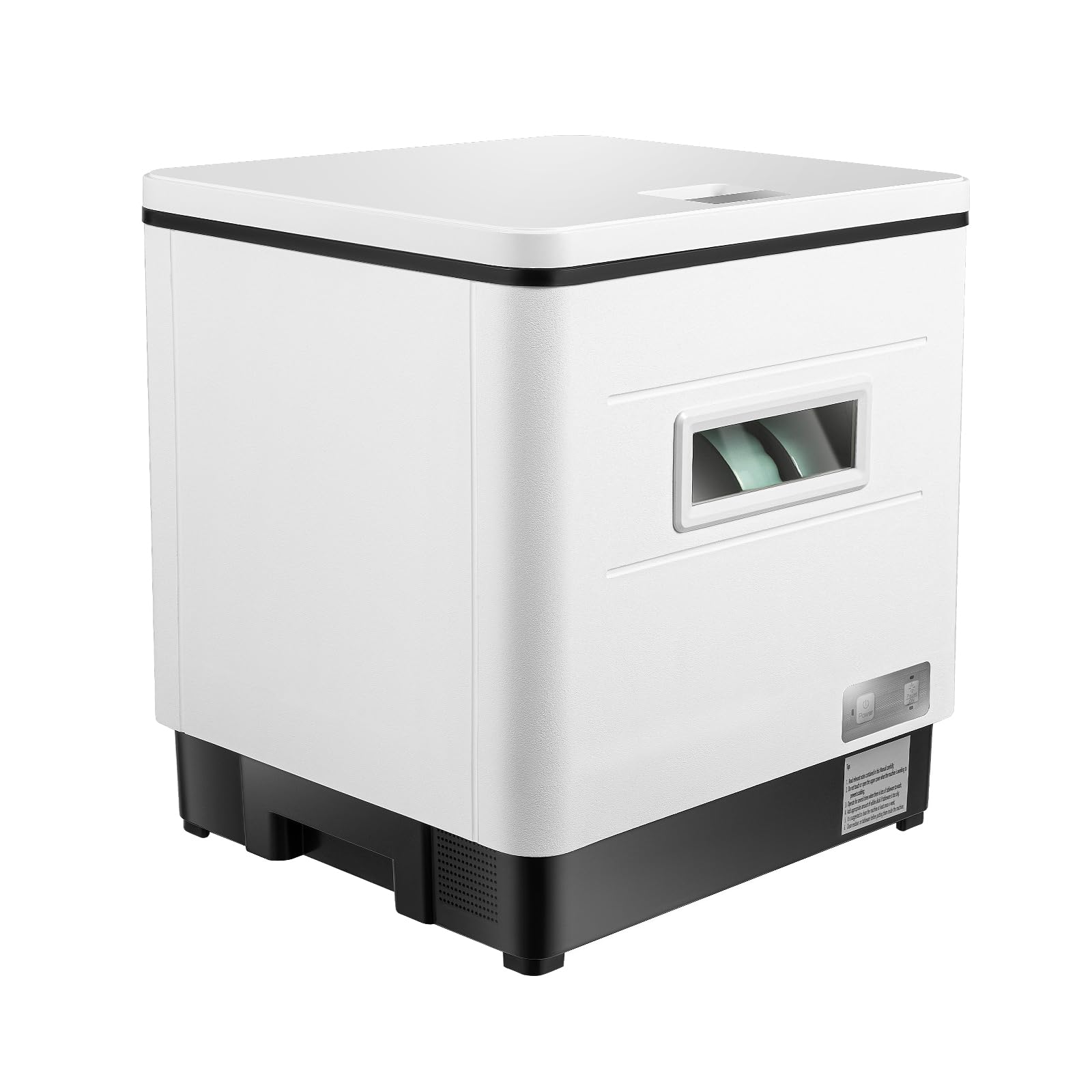 Mini zmywarka 800 W, 6 rozmiarów | Z systemem rozpylania wody o 360°, temperatura robocza 70°C, do naczyń, noży, widelców, łyżek i pałeczek