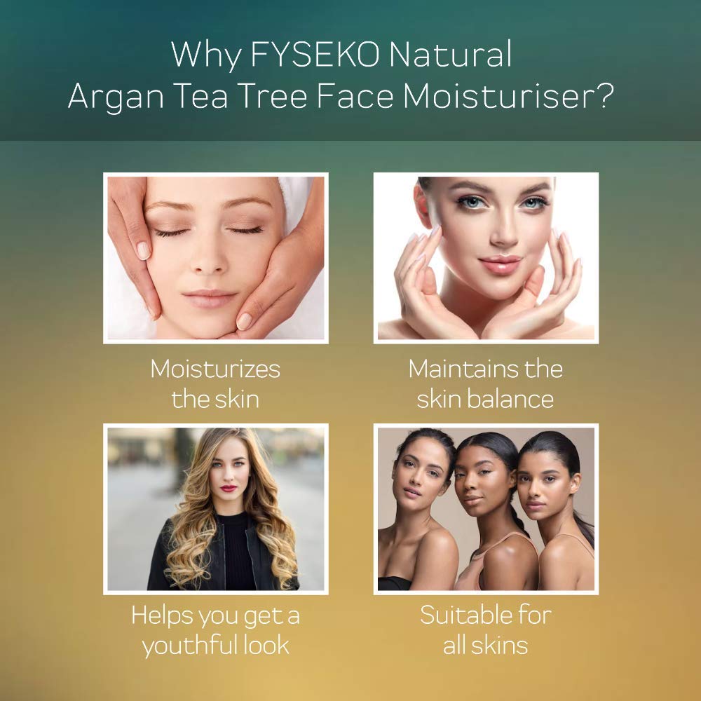 fyseko argan tea tree moisturizer