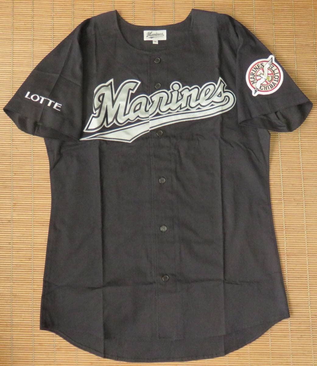 Amazon.co.jp: NPB 黒/ブラック 千葉ロッテ マリーンズ ビジター用
