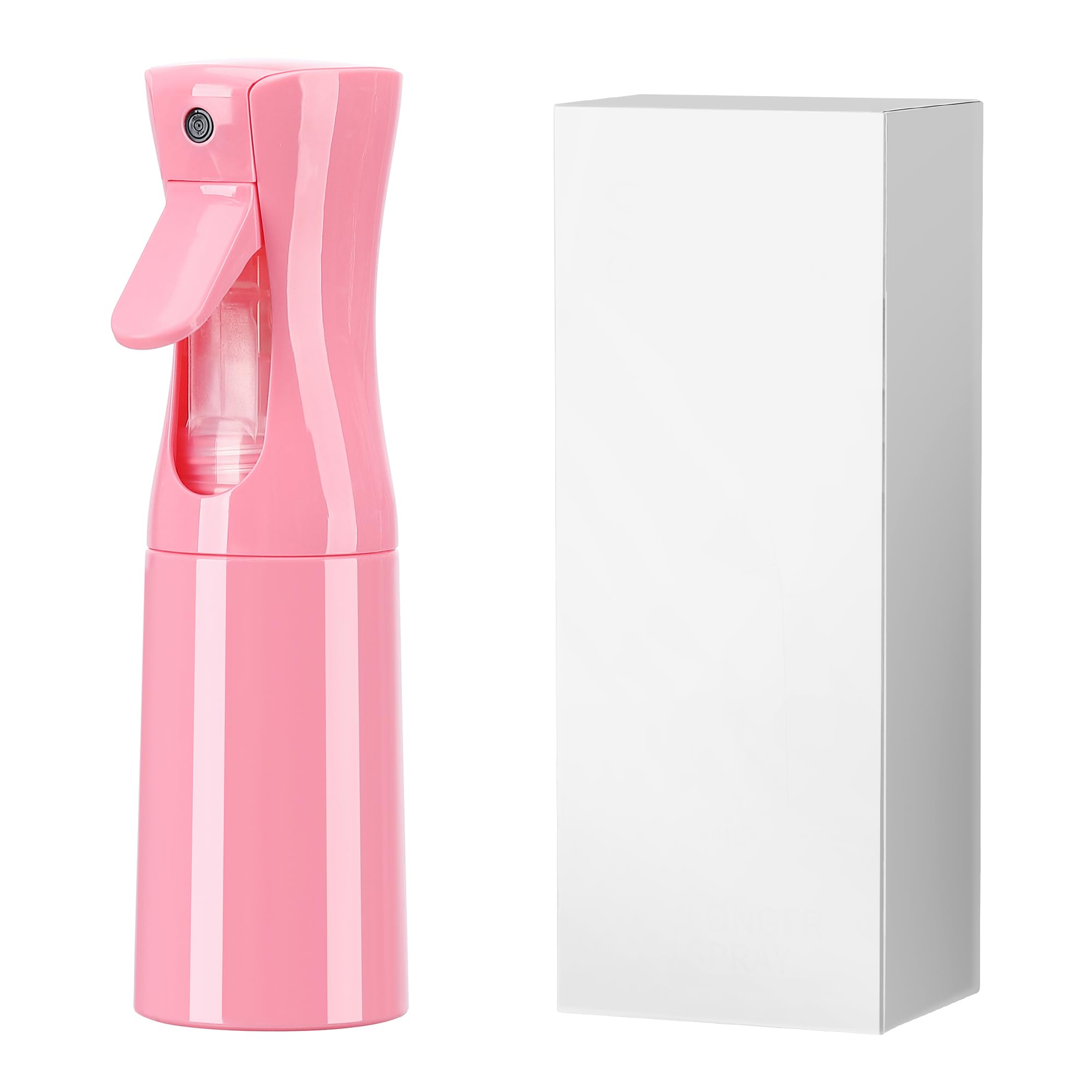 KAIZHOUZHOU (Pink Hair Mister Spray Bottle，Spray Water Bottle Fine Mist Refillable Plants（6.8OZ /200ML） Barber，Showering Pets, Plants, travel, Ironing