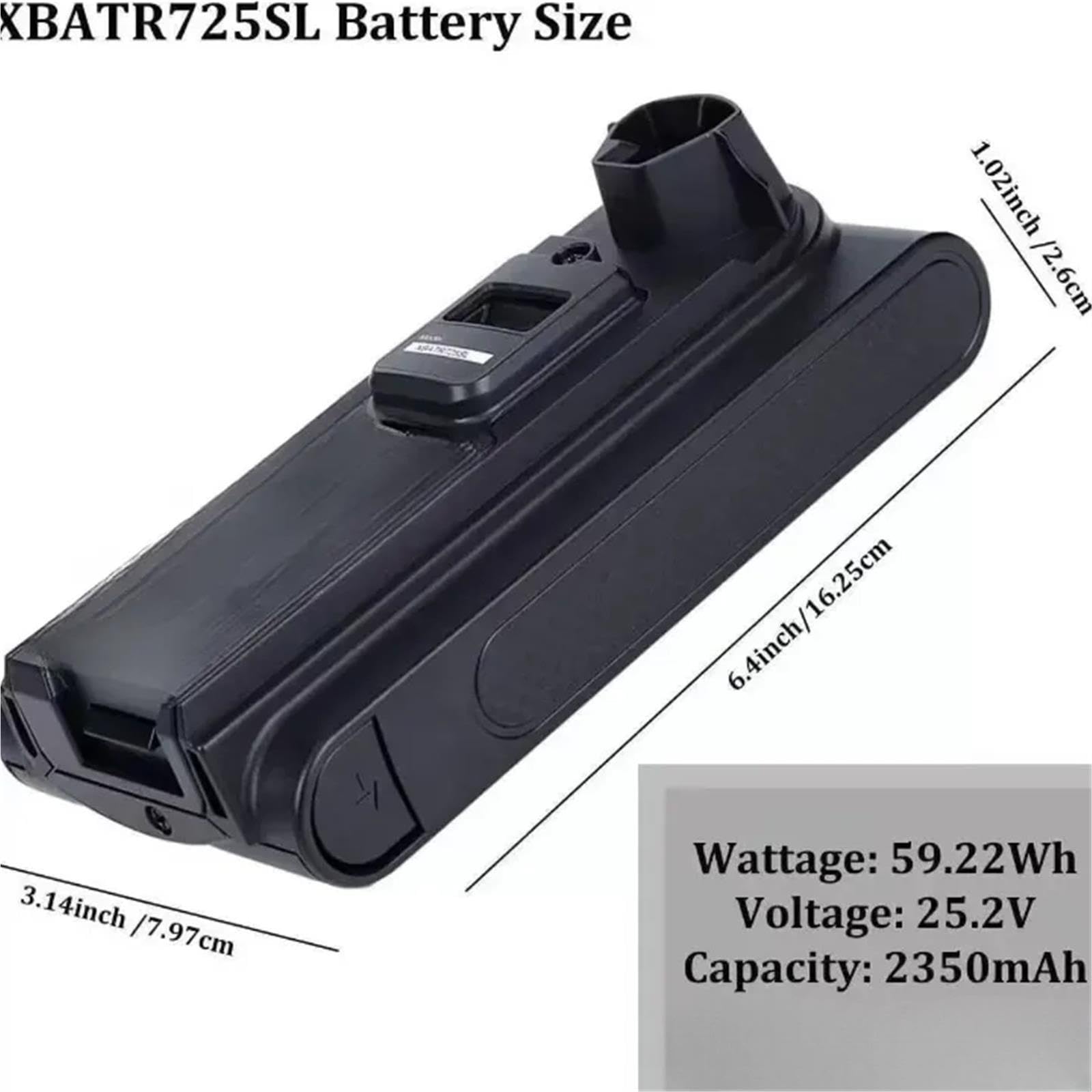 Batteria Da 25,2 V Compatibile Con Shark XBATR725SL IZ840H IZ862H UZ865H