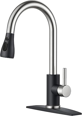 FORIOUS Kitchen Faucets with Pull Down Sprayer FORIOUS Kitchen Faucet