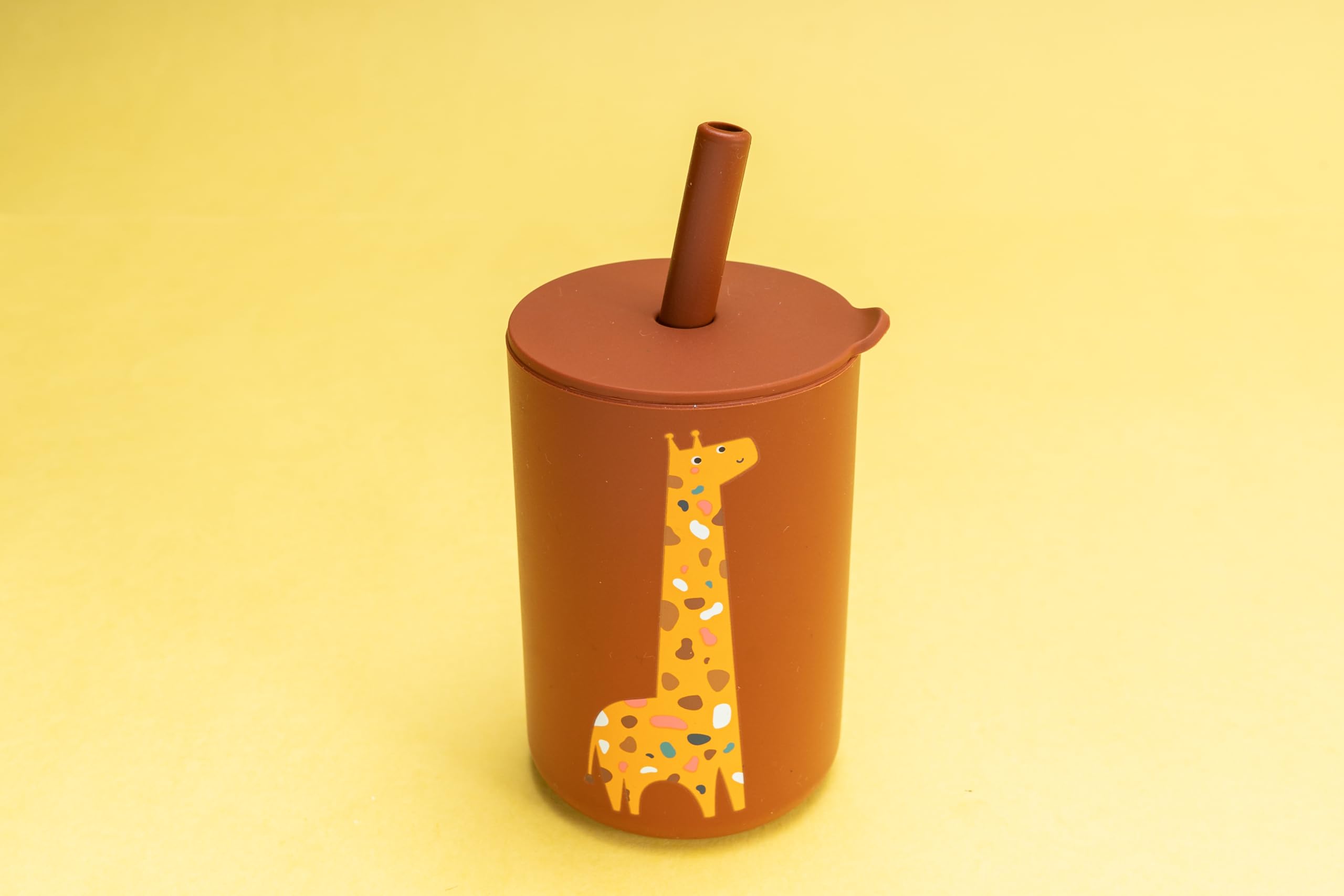 Mustard Magic Silicon Straw Cup - Toddler-Friendly, Bite-Proof, and Easy to Clean | (Pack of 4)-image-36