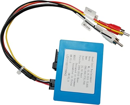 Decodificador de fibra óptica La mayoría de la caja para la radio auto estéreo del coche para Porsche 911boxsterCayenne Series y para Mercedes Benz