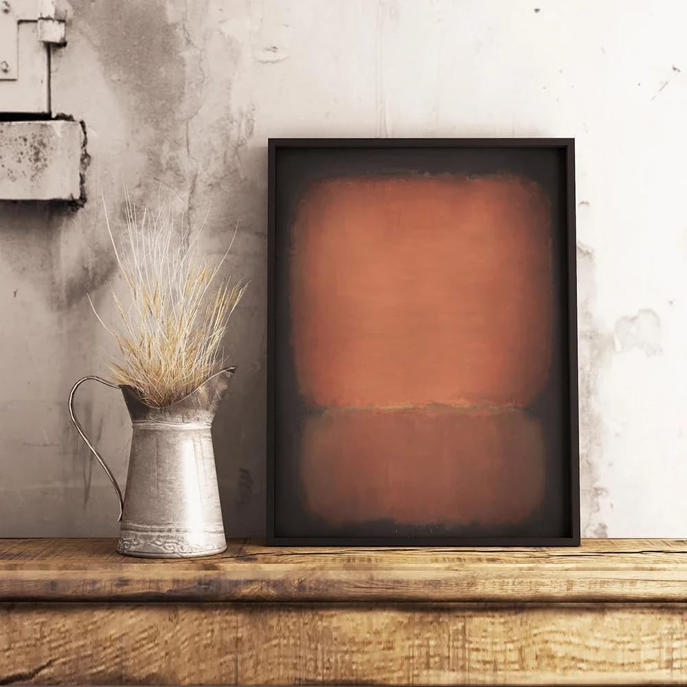 Dittelle Frameless Mark Rothko Canvas Wall Art Print Abstract Poster Mural For Living Room Bedroom Wall Office Wall Decor(70X100cm/Frameless)