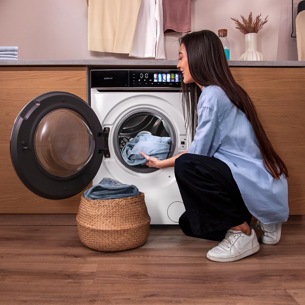 Cecotec Waschmaschine 10 kg Bolero DressCode 10970 Direct Drive | Energieklasse A, Direct Drive Motor, 1400 rpm, 11 Programme, FullColor-Display, SteamMax, Spa Care und XXL-Tür
