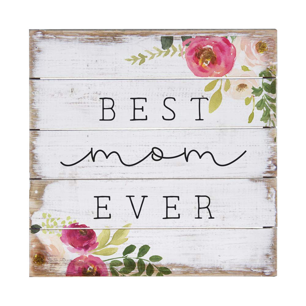 Simply Said, INCPerfect Pallet Petites 8" Wood Sign PET16358 - Best Mom