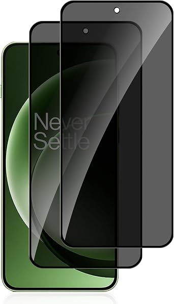 2 pcs Screen Protector for OnePlus 15R Privacy Screen Protector [Anti-Spy] [Anti-Scratch] [9H Hardness] Tempered Glass for OnePlus 15R 5G