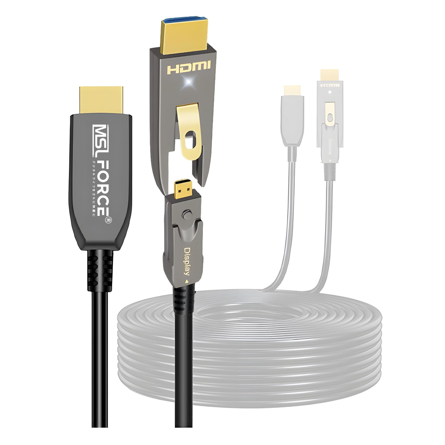 Amazon | 日本の中小企業 8K@60Hz 光ファイバー hdmi 2.1 ケーブル