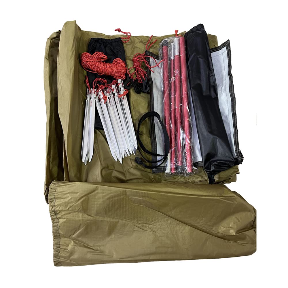 Vilemoon Tipi Hot Tent with Fire Retardant Stove Jack for Flue Pipes, 2~3  Person, Lightweight, Teepee Tents for Family Team Outdoor Backpacking  Camping Hiking (Brown) : Amazon.co.uk: Sports u0026 Outdoors