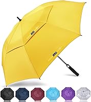 Vista 25 de ZOMAKE - Paraguas de golf a prueba de viento, extragrande, de gran tamaño, de doble dosel resistente para lluvia, juegos deportivos y carrito