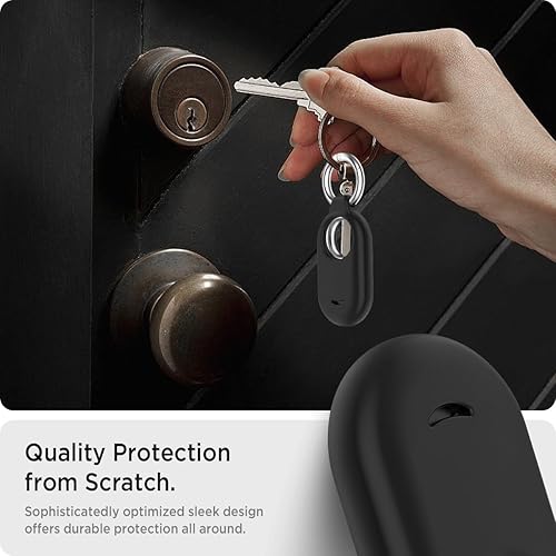 Miniatura 5 de Miimall Paquete de 4 fundas de silicona compatibles con Samsung Galaxy SmartTag2, antiarañazos, a prueba de golpes, suave al tacto, funda protectora