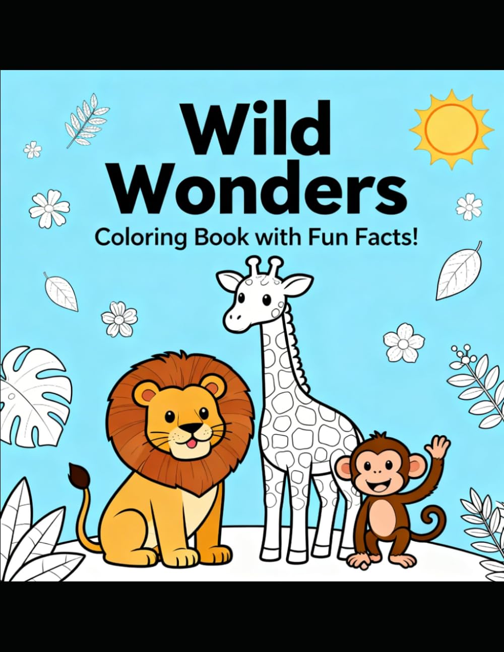 Wild Wonders: Coloring Book with Fun Facts!
