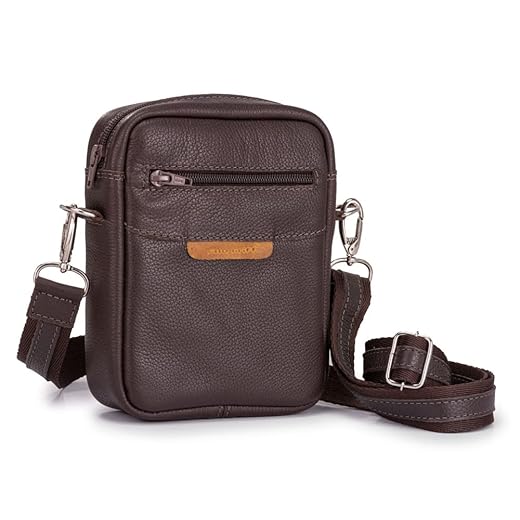 Mini Bolsa Shoulder Bag 100% Couro Legítimo Tiracolo Pequena