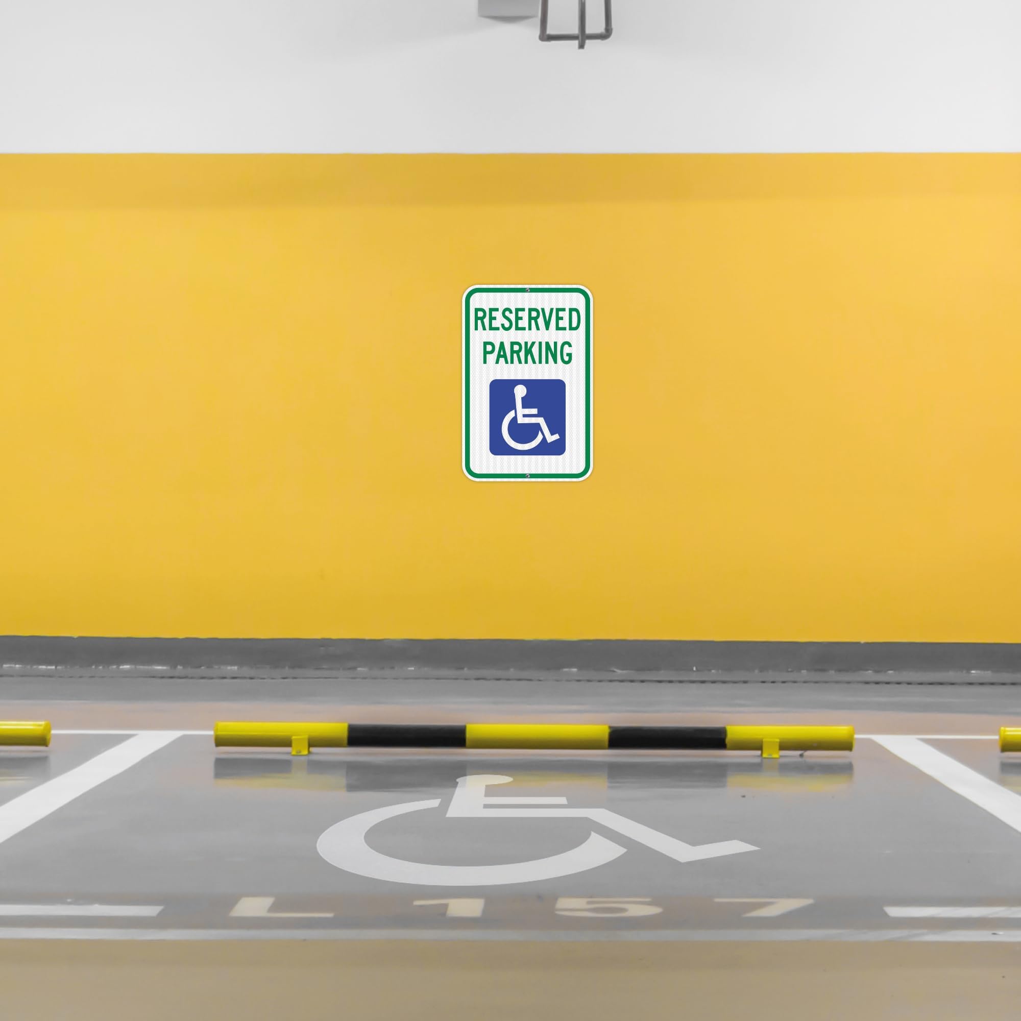 Señal de estacionamiento reservado