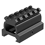 Feyachi Picatinny Riser Mount, 0.95 inch 5 Slots Riser Mount for Red Dot Sight