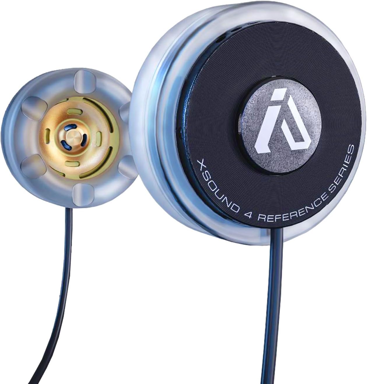 XSound 4 High Definition Motorcycle Snowboard Helmet Speakers Works with Most Communications with Earphone Ports - Includes Accessories for Installation