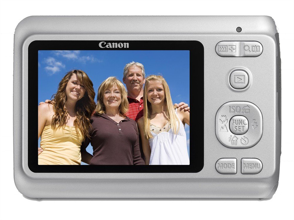 Canon PowerShot A480 Digitalkamera (10 MP, 3-fach opt. Zoom, 6,4cm