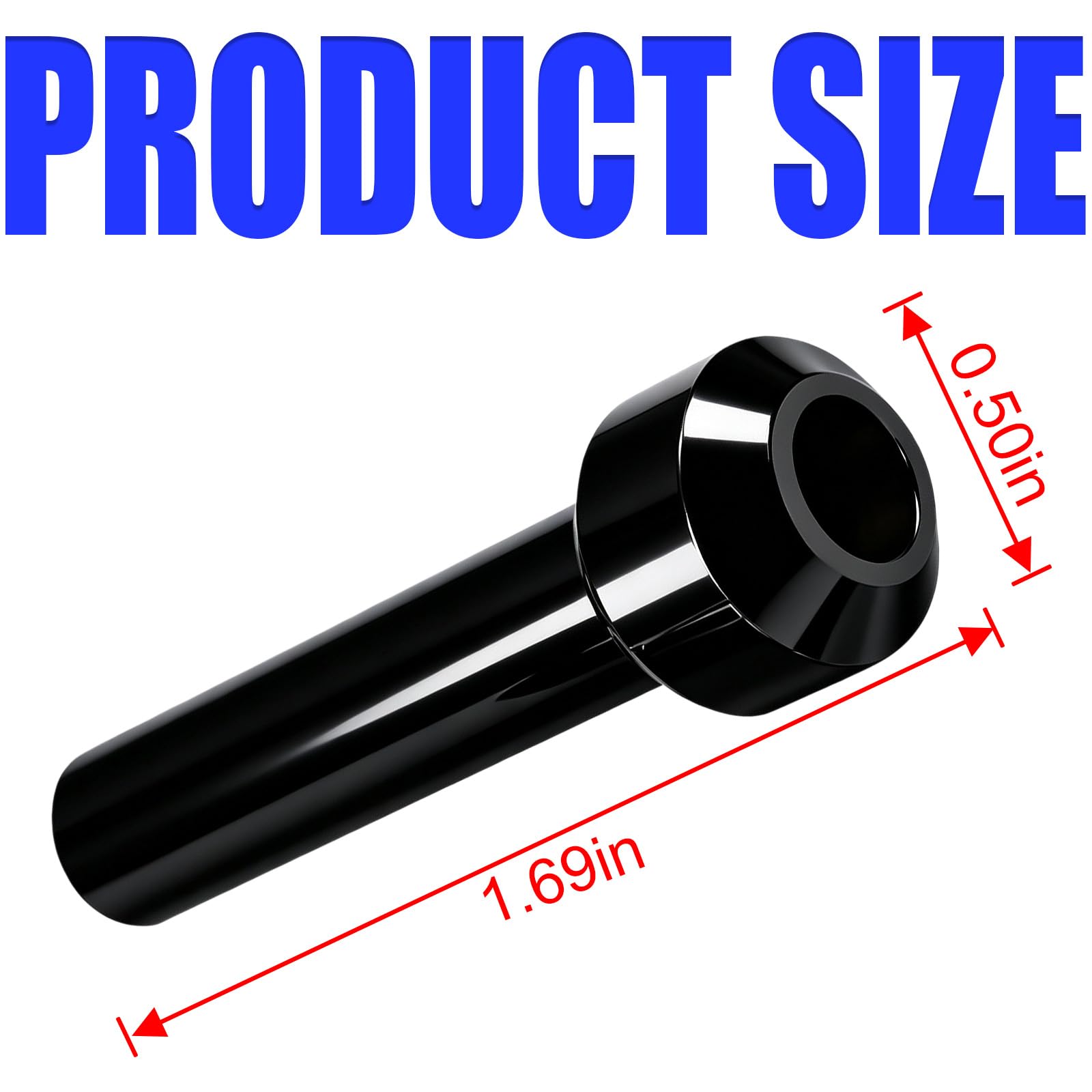 Black Door Knobs for Chevy C10 - Durable Hardware -2