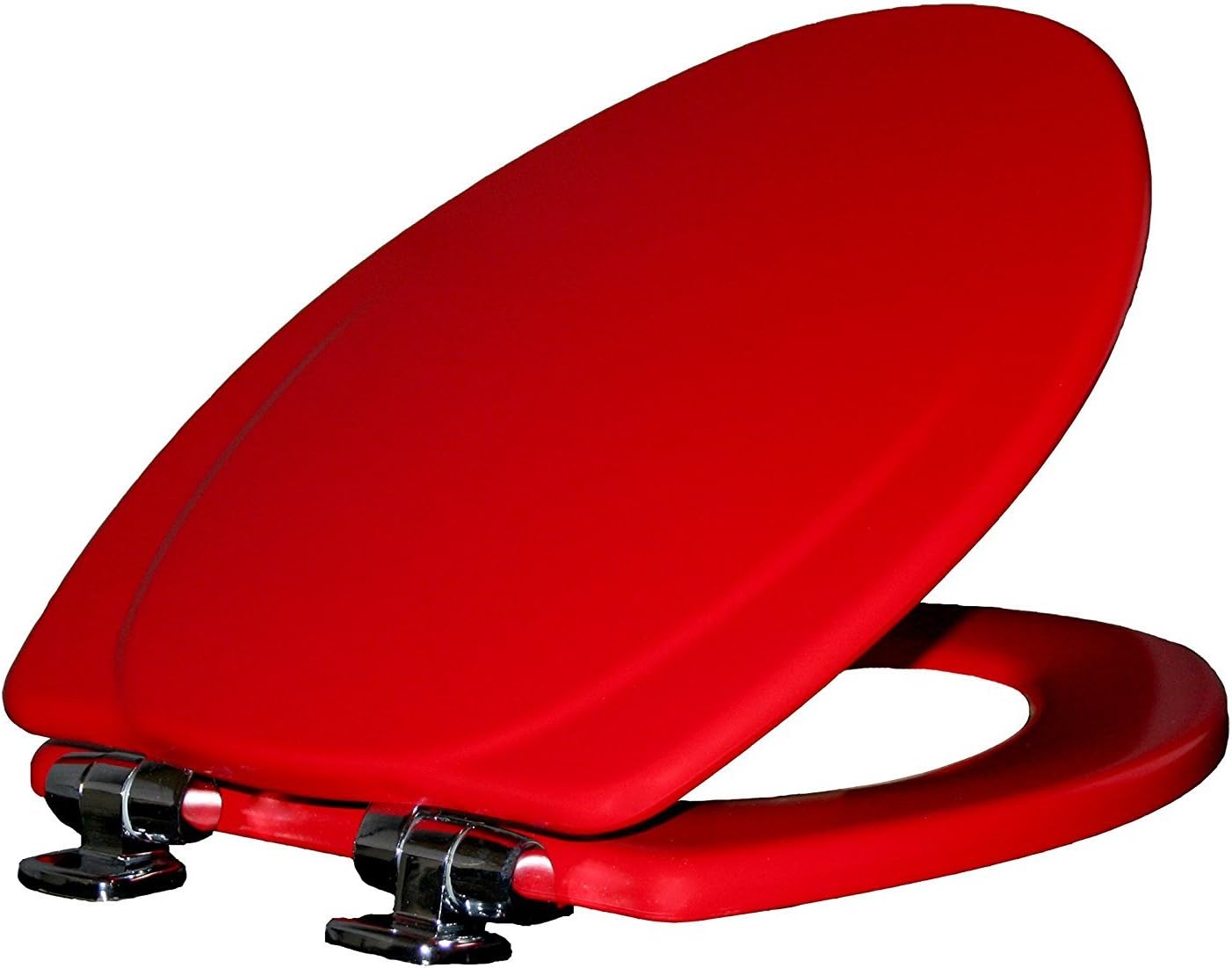 🔥 Flash Sale Mayfair 1830CHSL 000 Toilet Seat, 1 Pack-ELONGATED, White-Chrome Hinges