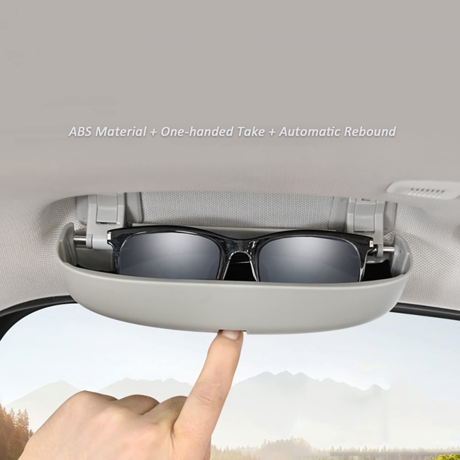 Amazon.co.jp: 車のサングラスホルダーケースアクセサリー