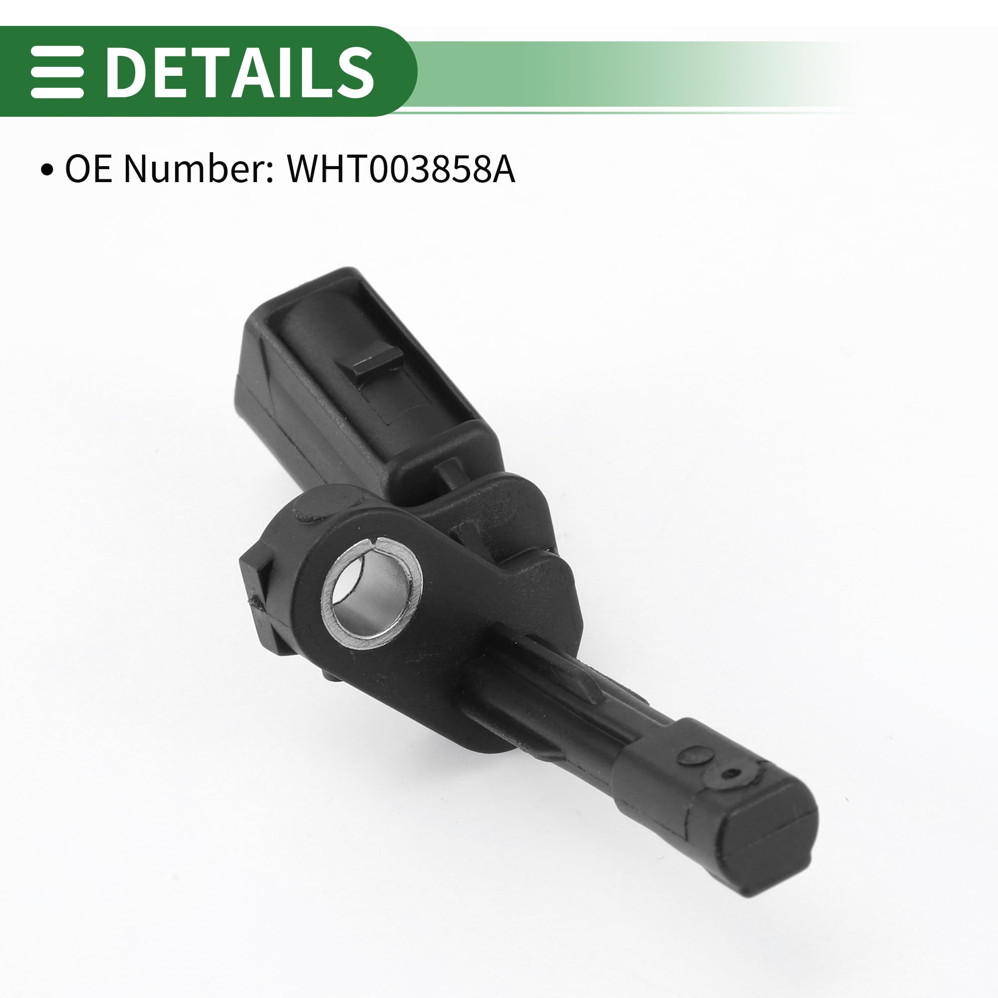 Motoforti ABS Raddrehzahlsensor Hinten Rechts Für A1 8X 1 Stück | Hinten Rechts, ABS & Metall, OE 1K0927808A/WHT003858A/WHT003858B/0986594560, Für A1, Q3, CC, EOS, Pasat, Sharan, Touran