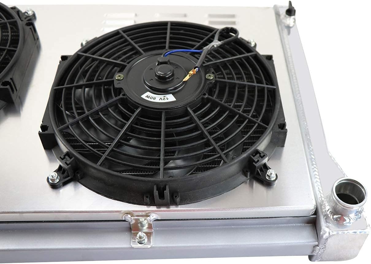4 Row Radiator Shroud Fan For 67-72 Chevy C/K C10 C20 C30 K10 Truck PICKUP
