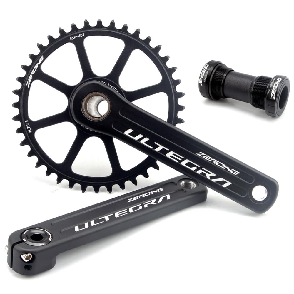 クランク　170mm 46t 42tチェーンリングセット Amazon.co.jp: クランクセット 170mm クランクアームセット 40T 42T