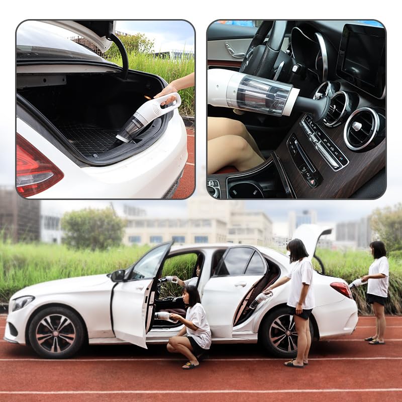 Image of Vasukie Multifunction Vacuum Cleaner with Brushless Motor Strong Suction 18Kpa Handheld Vacuum Cleaner, for Home Use, Dry Vacuuming Portable Mini Car Vacuum Cleaner