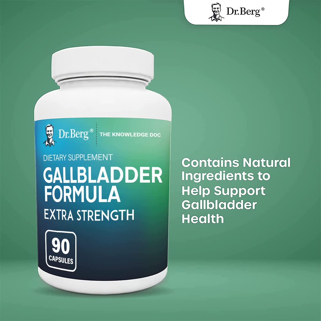 Buy Dr. Berg’s Gallbladder Formula Contains Purified Bile Salts, 90