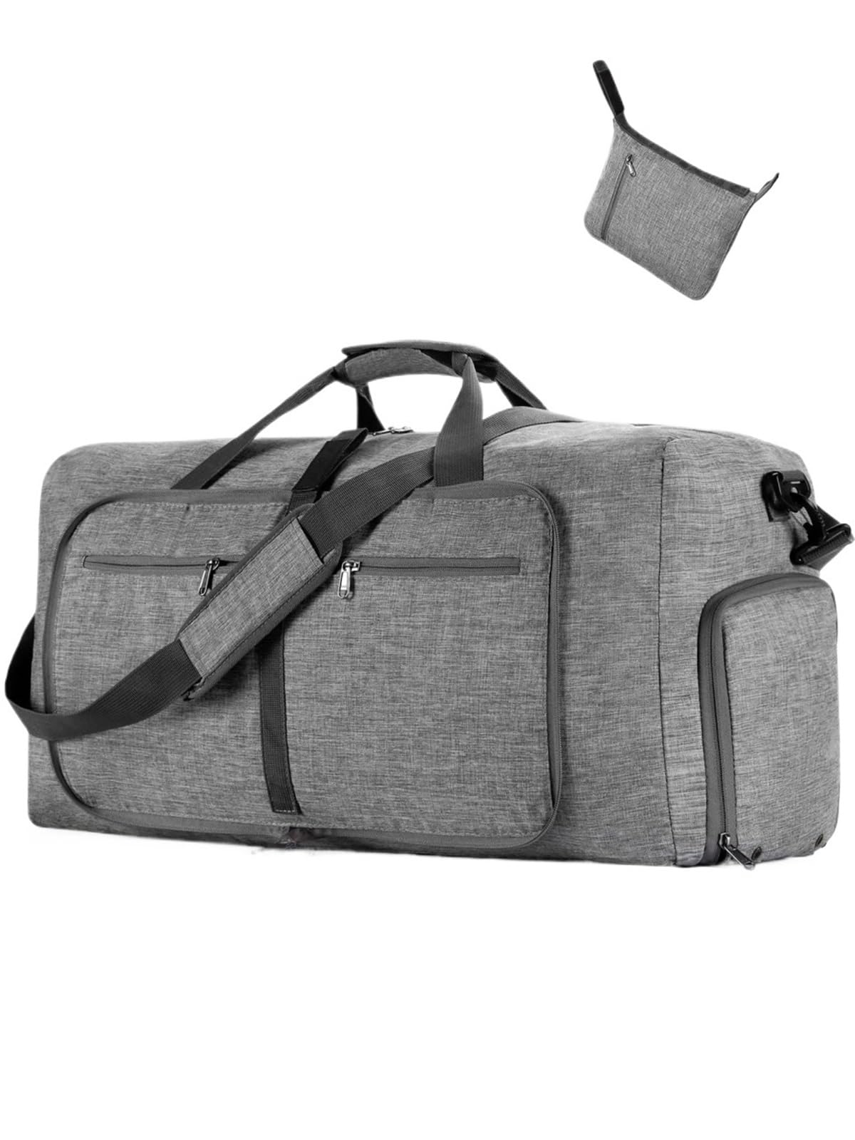 Bolsa de Viaje Deporte Grande Bolsa de Viaje, Bolsos Mano Gran Capacidad, Bolsas Equipaje for Hombres y Mujeres, Bolso Hombro for Exteriores, Impermeable Fin Semana(Green)