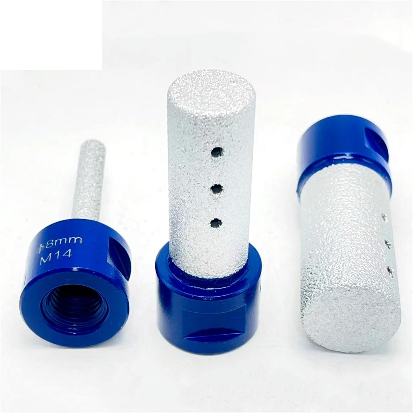 6/8/10/15/20/25/30mm Angle Grinder M14 Thread Vacuum Brazed Diamond Finger Bits 1Pcs(6mm)