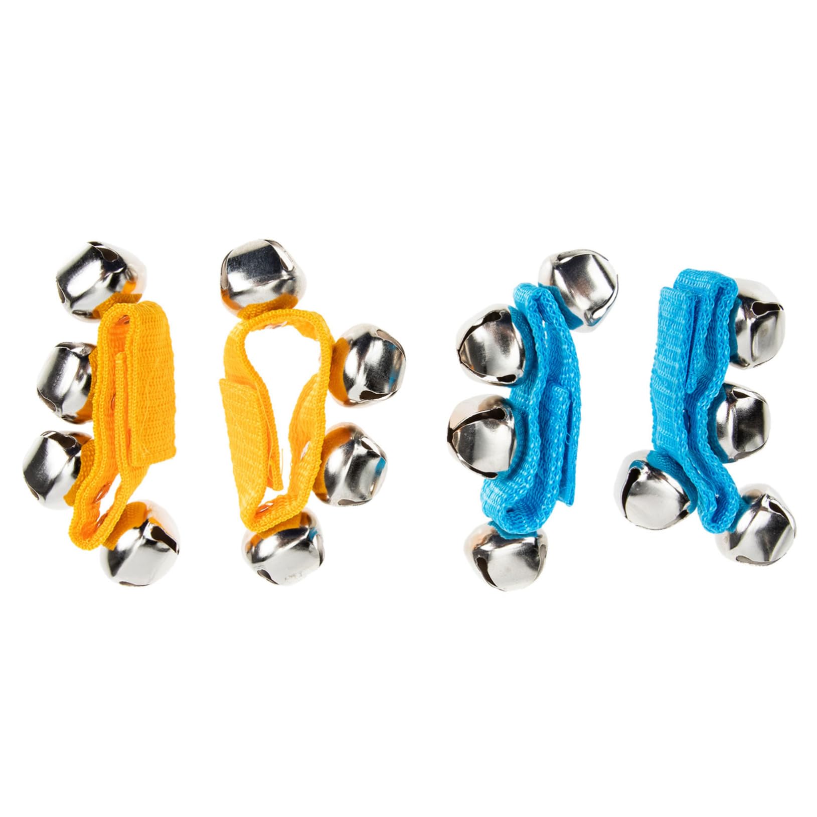 ULDIGI Jingle Bell Bracelets for Boys and Girls 4pcs Wrist Bells Party Band Wrist Rattle Bracelet Ideal for Christmas Halloween