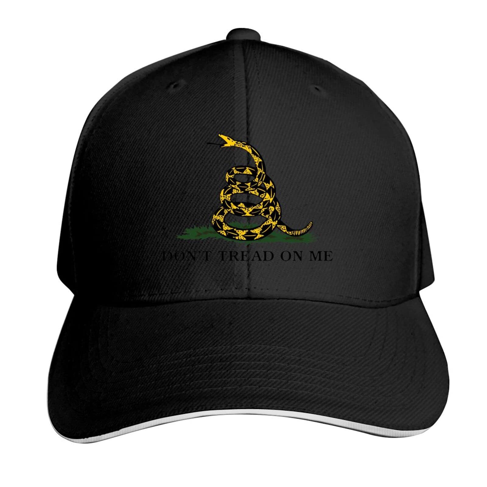 zhouzhouKjfilo-Dier Dont Tread On Me Gadsden Flag Baseball Cap Black