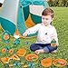 LBLA 20 PCs Kids Camping Set, Pop Up Tent with Kids Camping Gear Set, Outdoor Toys Camping Tools Set for 3 4 5 Kids Boys&Girls