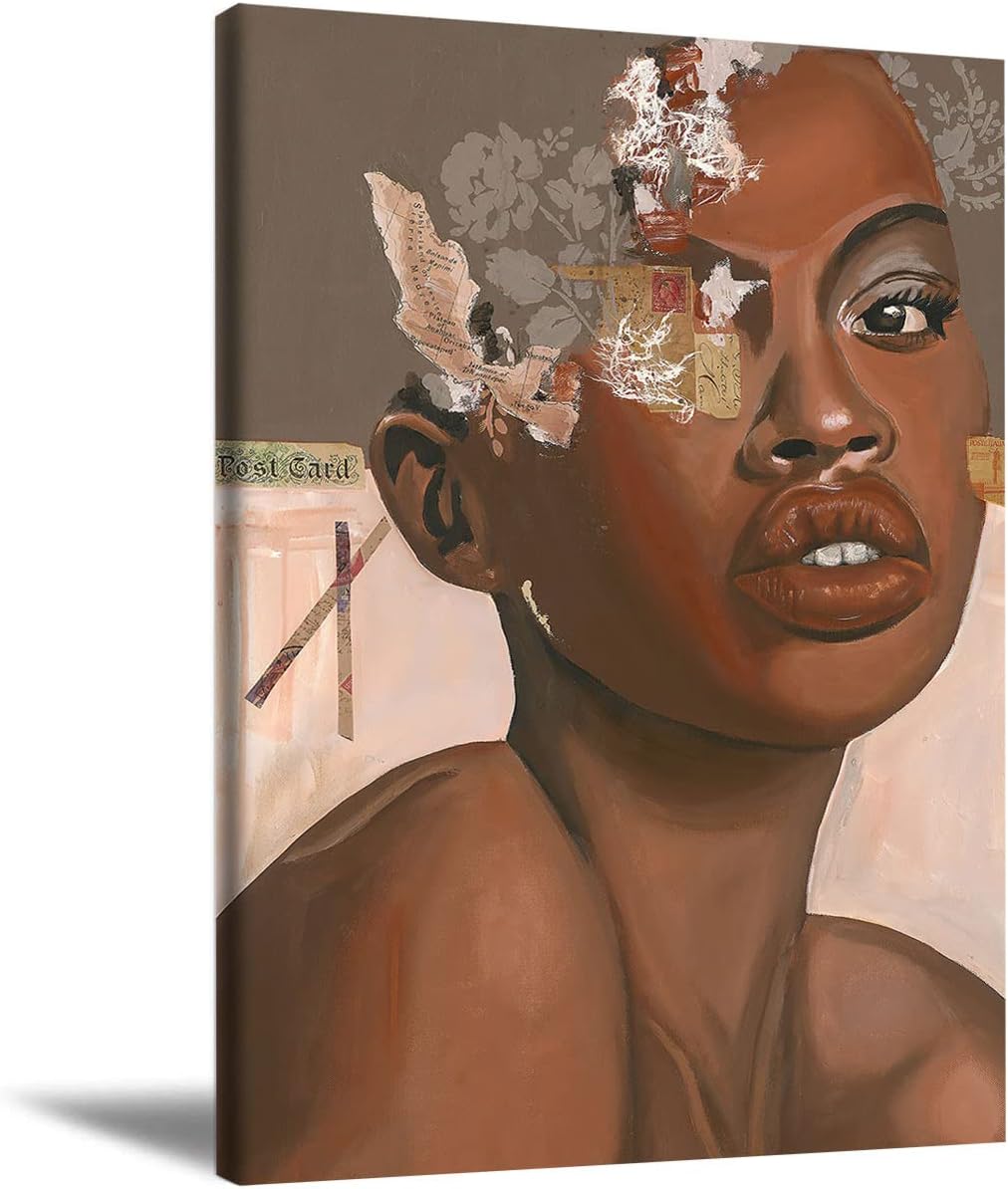 Black Queen Wall Art Motivational Black Girl Wall Art Abstract Wall Art