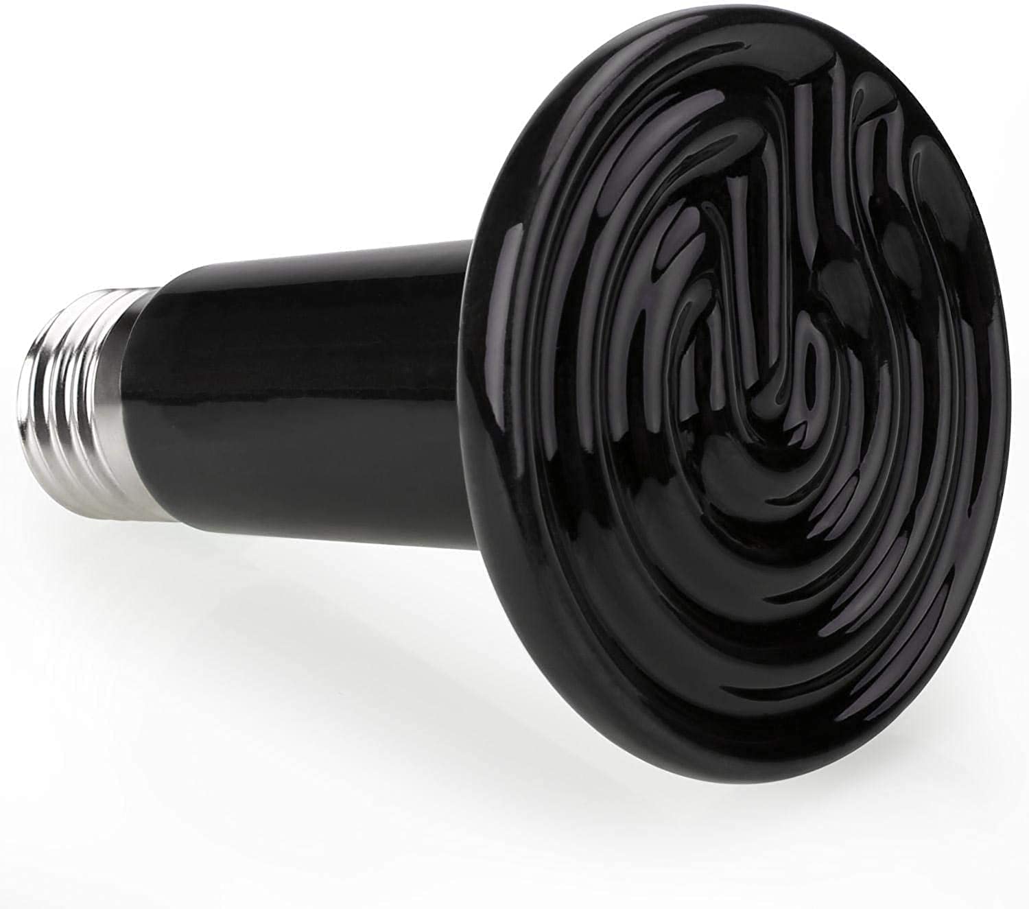 B&K PET Shop Upgraded Thicker Infrared Reptile Heat Emitter Lamp Bulb for Coop Lizard Turtle Snake Aquarium,24hr Source (200W)