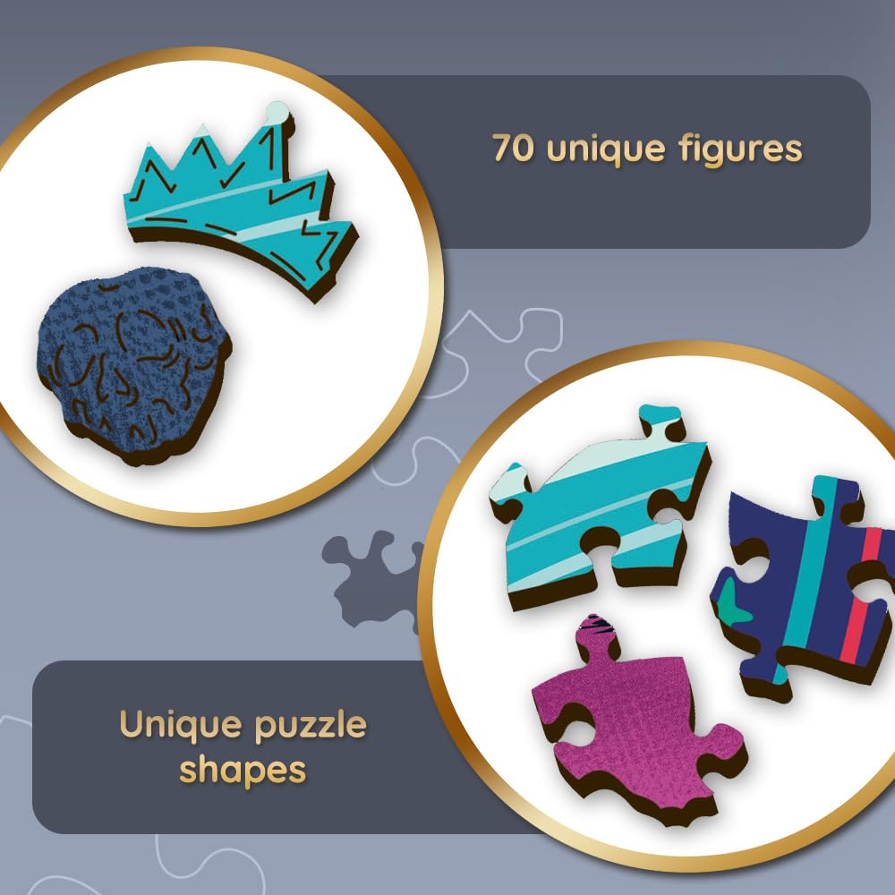 Trefl - Wood Craft Villains Puzzle, Multi-Colour, 20196, Multicoloured - Image 4