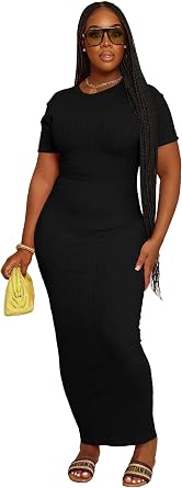 Ulovmi Maxi Dresses for Women Casual