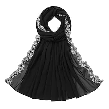 小物 \"Multi Coloured Scarf / BLACK\" Humble Hilo Multi-Colored Scarf/Shawl for Women Lightweight