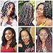 Wavy Senegalese Twist Crochet Hair 24 Inch 8 Packs Pre Looped Sengali Twist Braids Crochet Long Pre Lopped Crochet Hair for Black Women (24 Inch,1B)