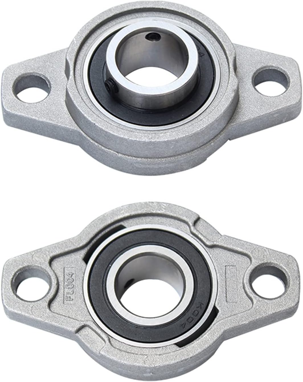 KFL001 Diameter 12mm Bore Diameter Self Aligning Zinc Alloy Flange Pillow Block Bearing K001 FL001 1Pcs