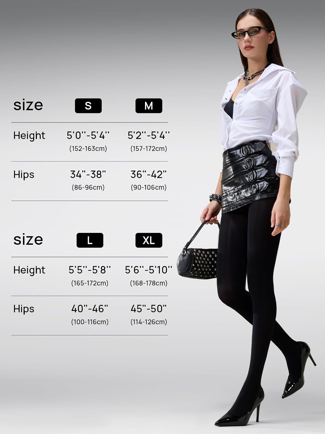 MANZI Women's 2-6 Pairs Opaque Control Top Tights Comfort Stretch 70 Denier Pantyhose - Image 8