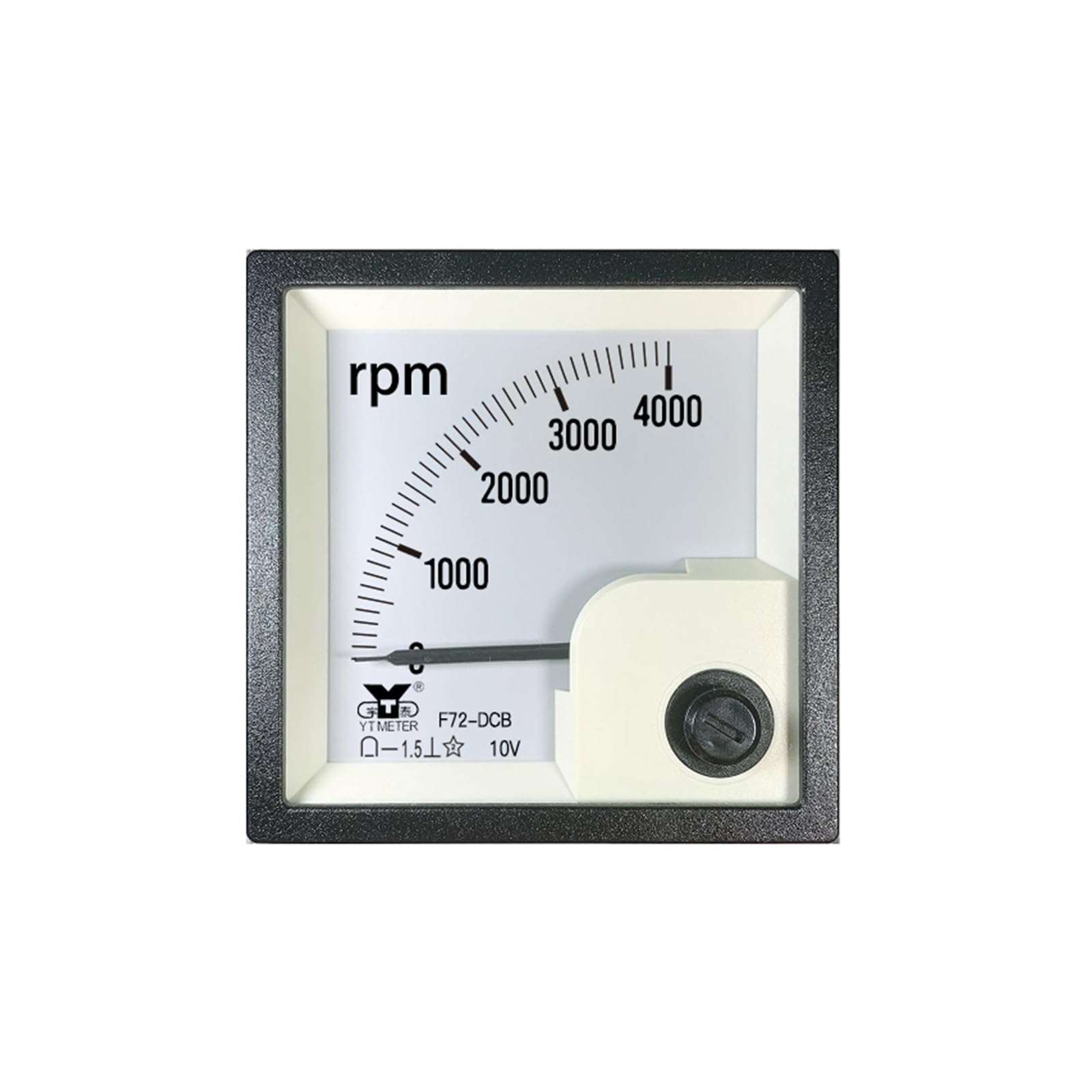 NURII F72-DCB Marine Tachometer 10V Input 200rpm 1000r/min 1500rpm Pointer DC CP72(4000rpm/10V)