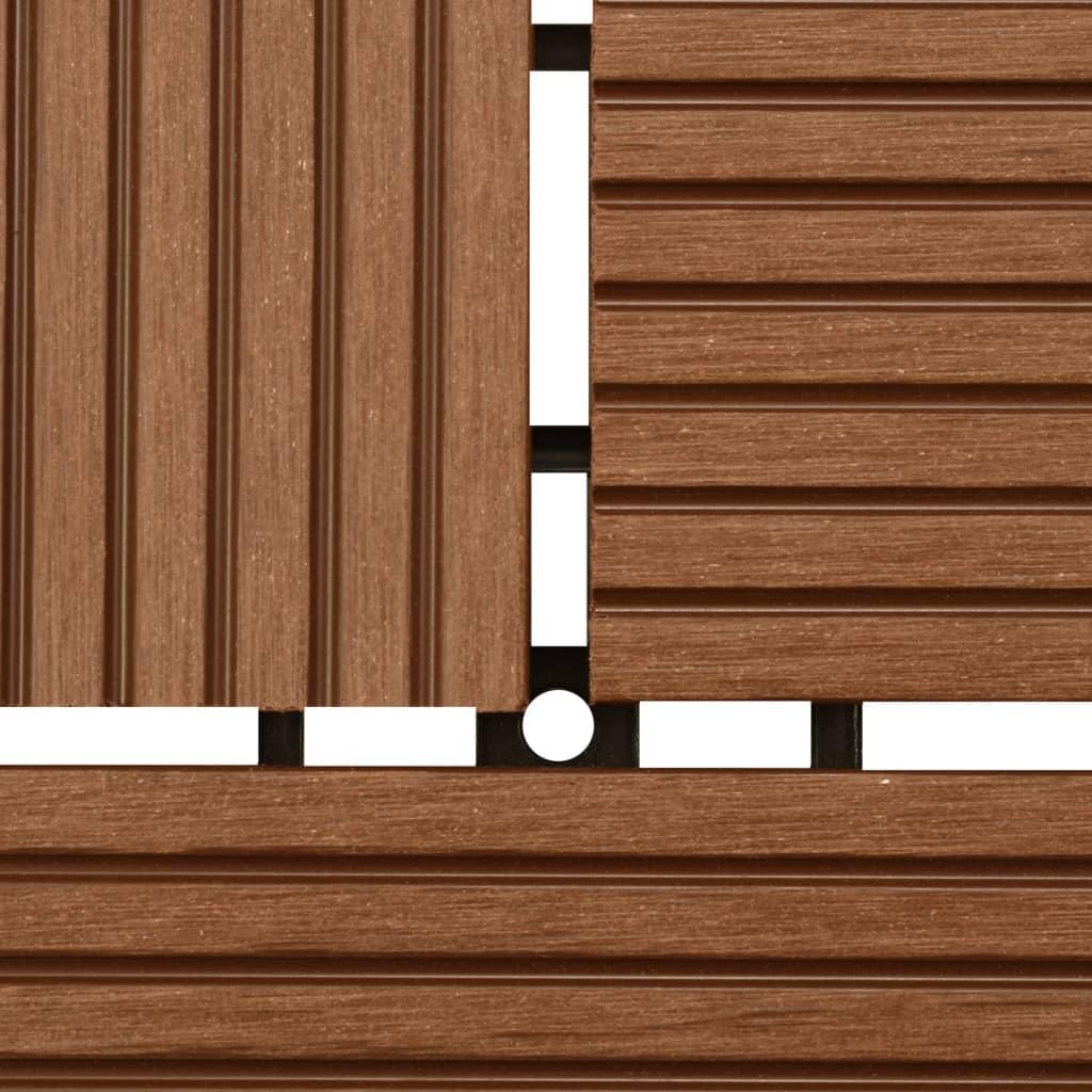 Materiały budowlane - 22 szt. płytki tarasowe 30 x 30 cm, 2 m2 WPC, czarne okucia