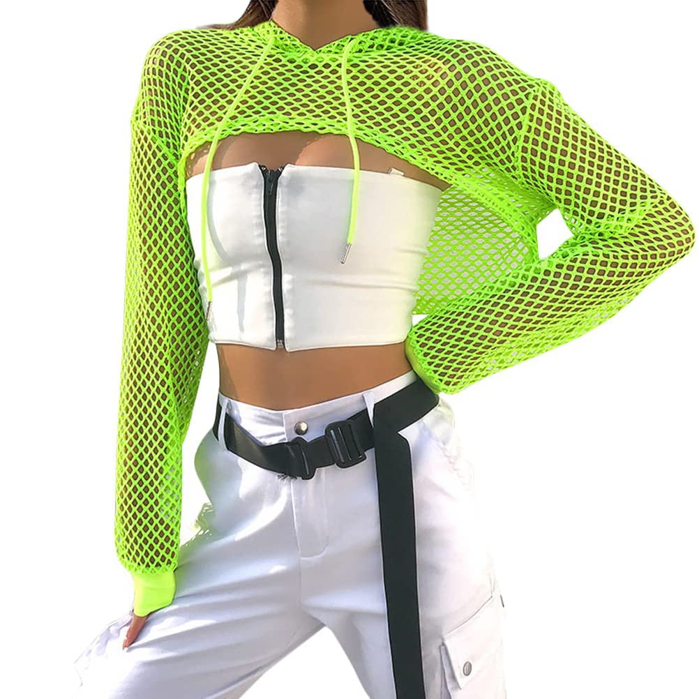 Crop Pullover Green